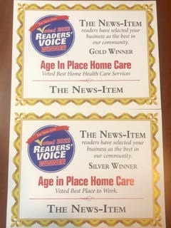 Best Home Care Services in the Community for the 3rd year! Best Home Care Services in the Community for the 3rd year