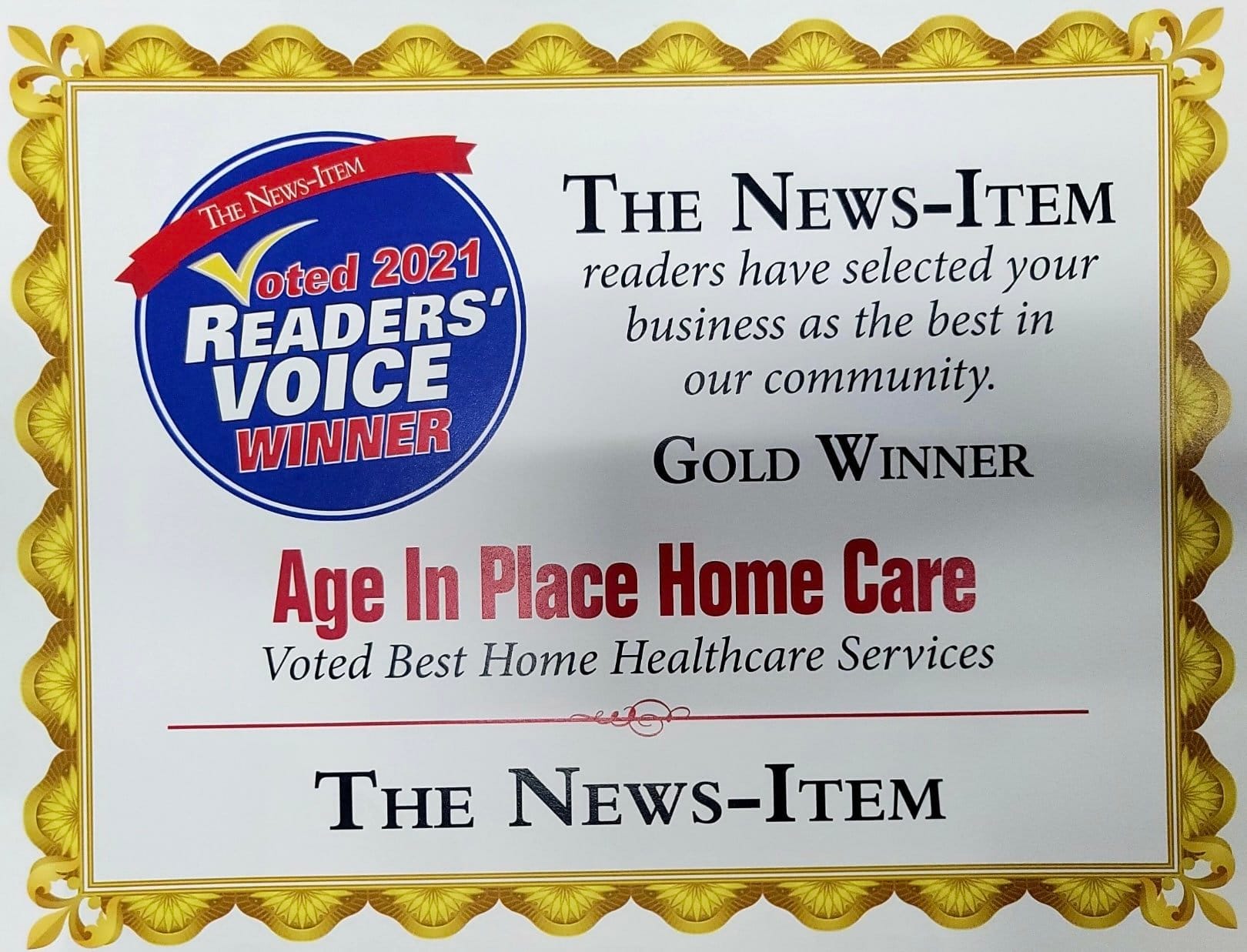 Age In Place Home Care Voted Best Home Healthcare Services Age In Place Home Care Voted Best Home Healthcare Services